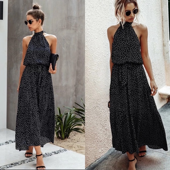 Halter Maxi Dress - Picture 4 of 4